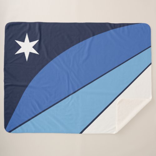 Flag of Columbia South Carolina Sherpa Blanket