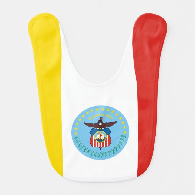 Flag of Columbus, Ohio Bib (Front)