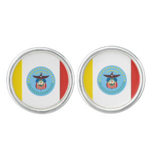 Flag of Columbus, Ohio Cufflinks