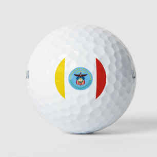 Flag of Columbus, Ohio Golf Balls