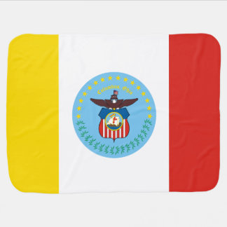 Flag of Columbus, Ohio Swaddle Blanket