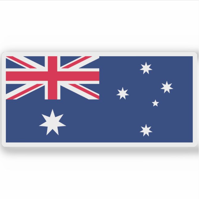 Flag of Commonwealth of Australia (1908-present) Sticker (Front)