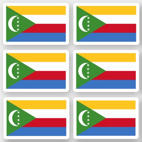 Flag of Comoros _ a collection Sticker