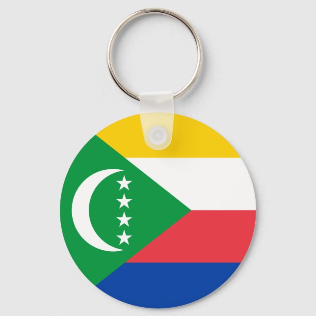 Flag of Comoros Keychain (Front)