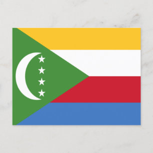 Flag of Comoros Postcard