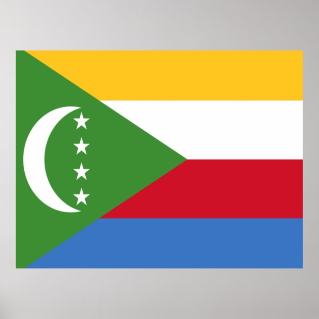Flag of Comoros Poster (Front)