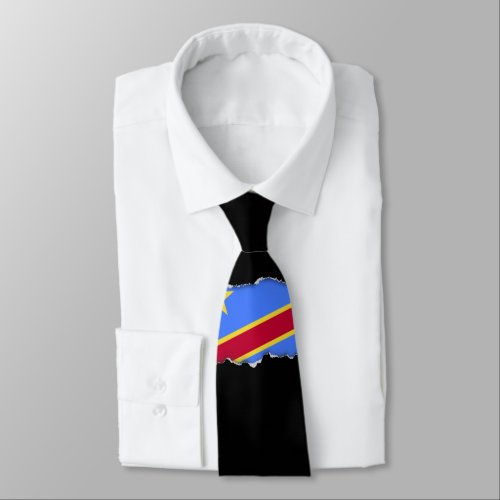 Flag of Congo Neck Tie