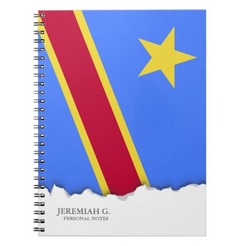 Flag of Congo Notebook