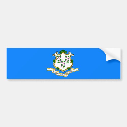 Flag of Connecticut Bumper Sticker