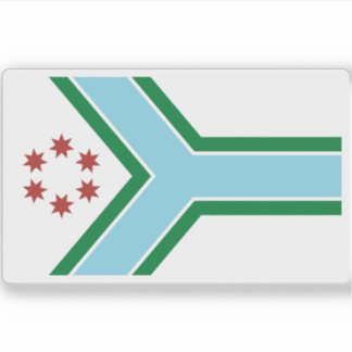 Flag of Cook County, Illinois, USA Sticker