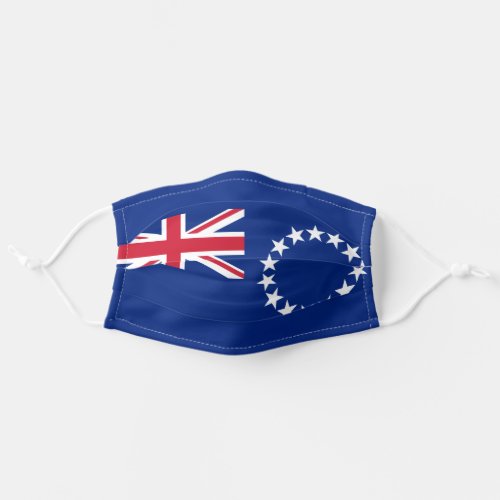 Flag of Cook Islands Adult Cloth Face Mask