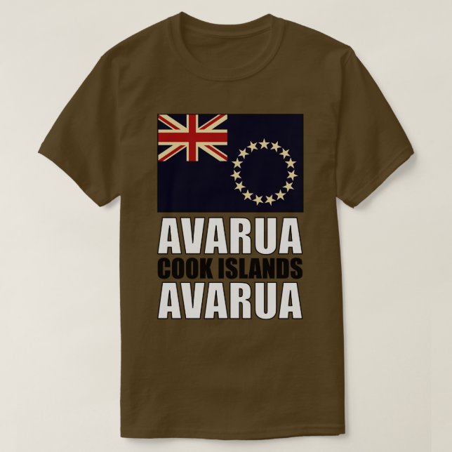 Flag of Cook Islands T-Shirt (Design Front)