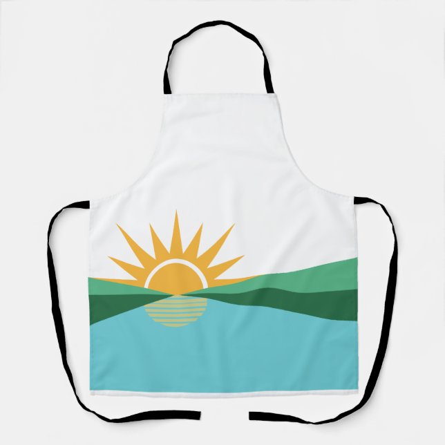 Flag of Coral Springs, Florida Apron (Front)