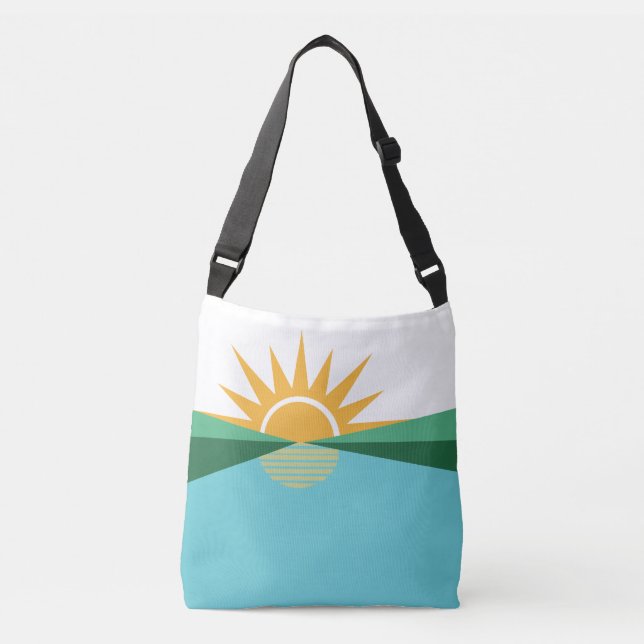 Flag of Coral Springs, Florida Crossbody Bag (Front)