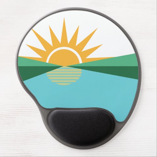 Flag of Coral Springs Florida Gel Mouse Pad