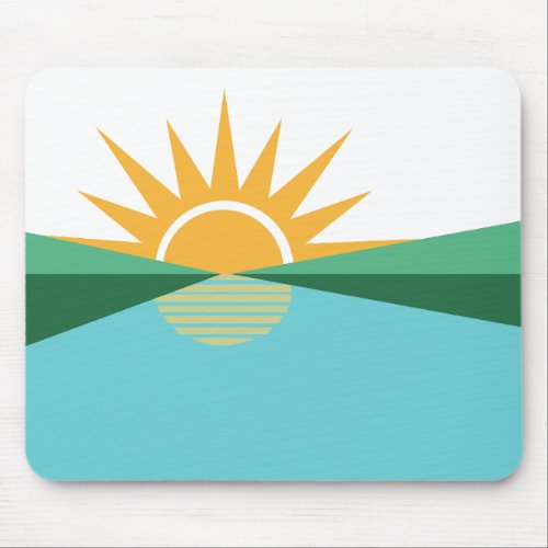 Flag of Coral Springs Florida Mouse Pad