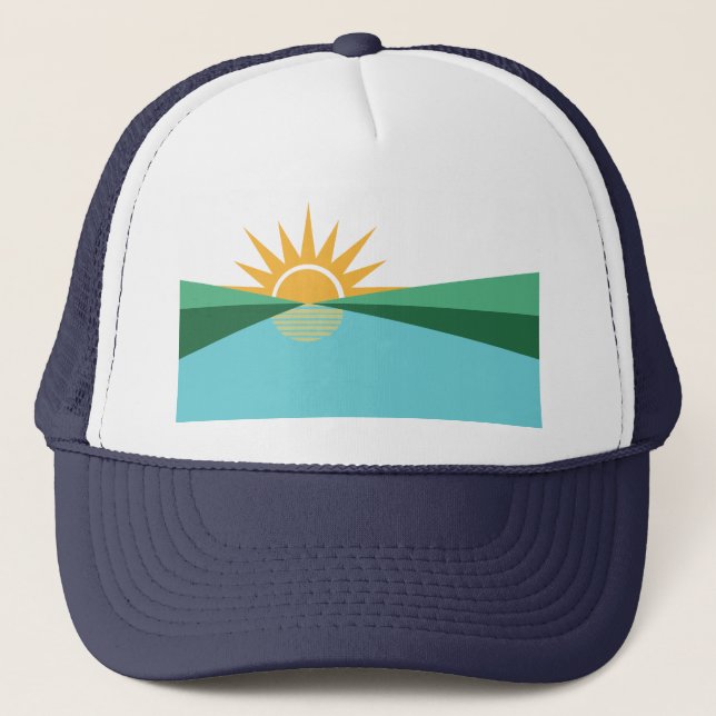 Flag of Coral Springs, Florida Trucker Hat (Front)
