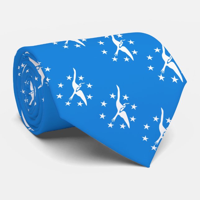 Flag of Corpus Christi, Texas Neck Tie (Rolled)