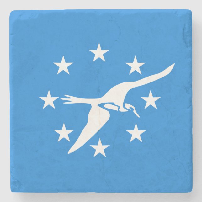 Flag of Corpus Christi, Texas Stone Coaster (Front)