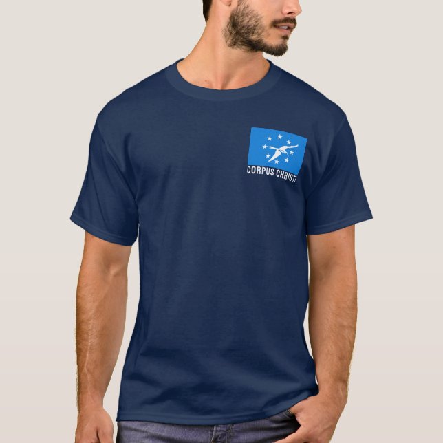 Flag of Corpus Christi, Texas T-Shirt (Front)