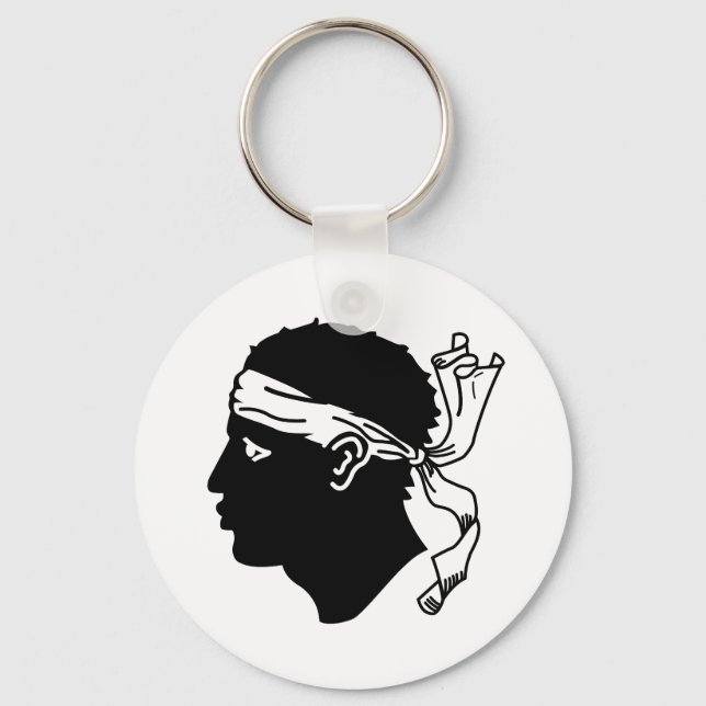 Flag of Corsica Keychain (Front)