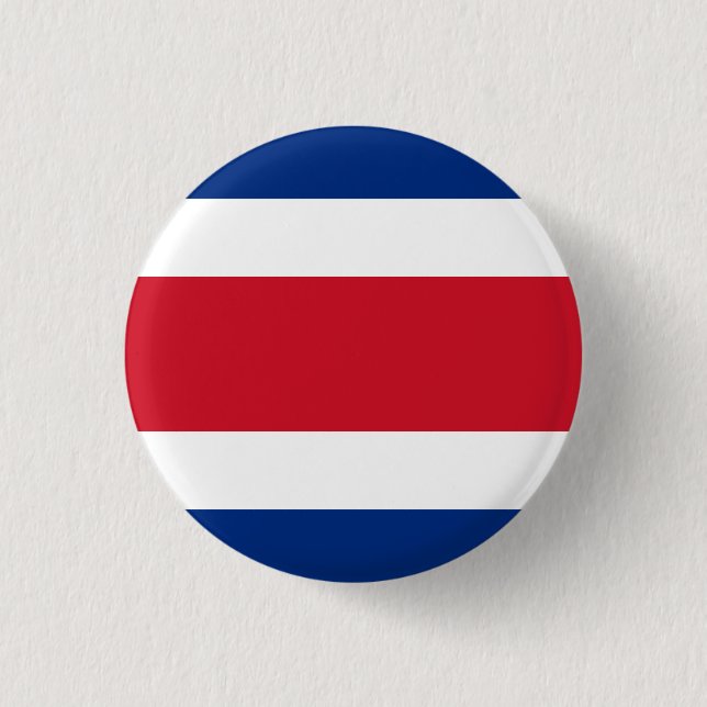 Flag of Costa Rica Button (Front)