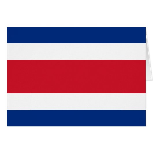 Flag of Costa Rica Cards (Front Horizontal)