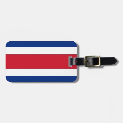 Flag of Costa Rica Easy ID Personal Luggage Tag