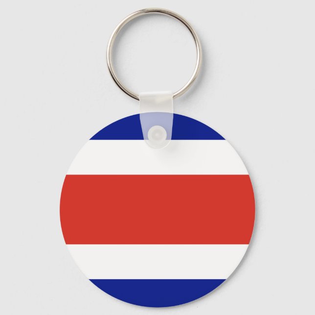 Flag of Costa Rica Keychain (Front)