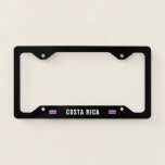 Flag of Costa Rica License Plate Frame