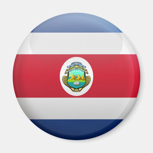 Flag of Costa Rica Magnet (Front)