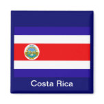 Flag of Costa Rica Magnet Flag of Costa Rica Magnet