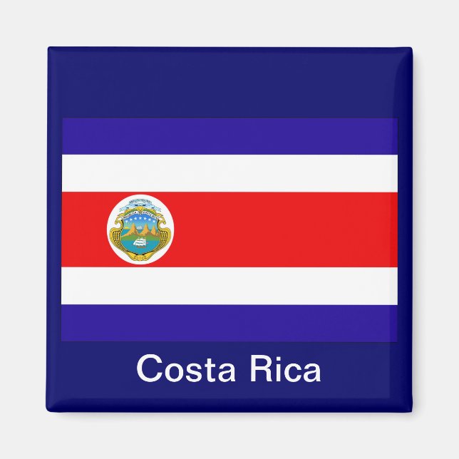 Flag of Costa Rica Magnet (Front)