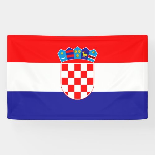 Flag of Croatia Banner