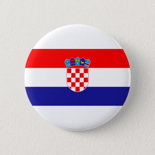 Flag of Croatia Button
