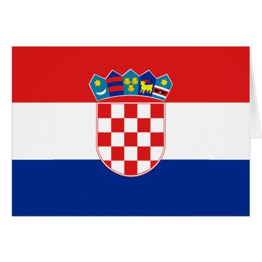 Flag of Croatia Cards (Front Horizontal)