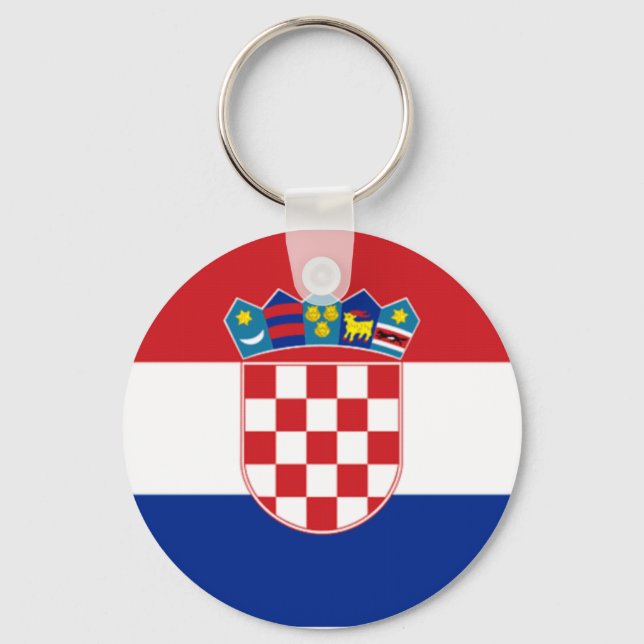 Flag of Croatia Keychain (Front)