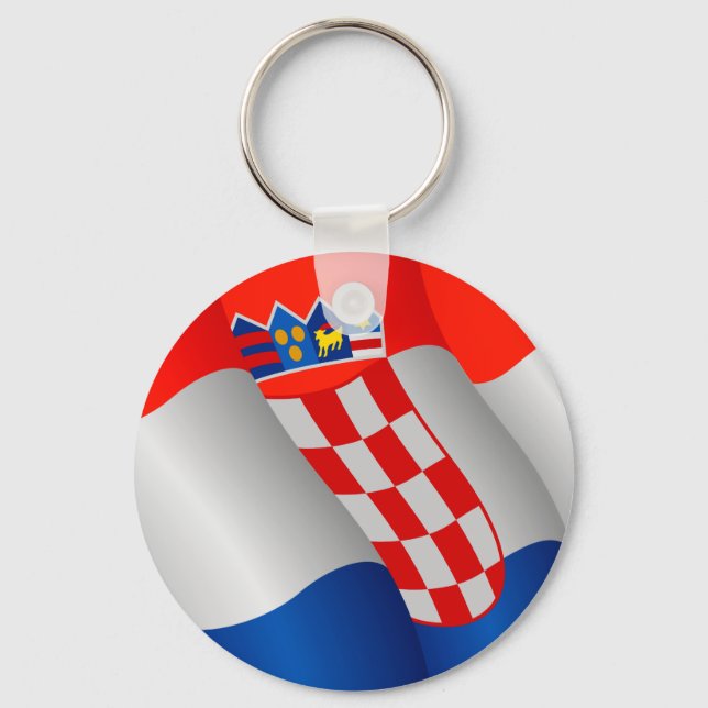 Flag of Croatia keychain (Front)