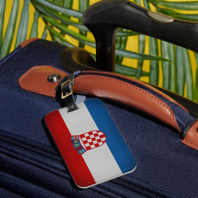 Flag of Croatia Luggage Tag (Front Insitu 1)