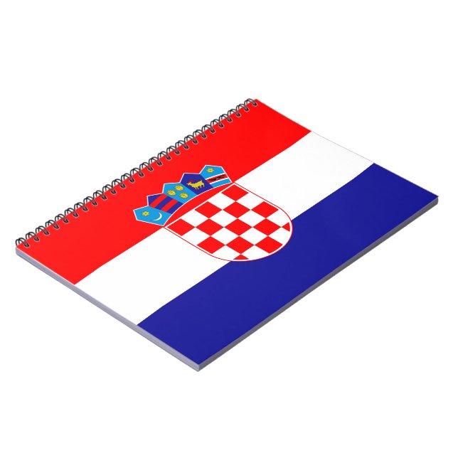 Flag of Croatia Notebook (Left Side)