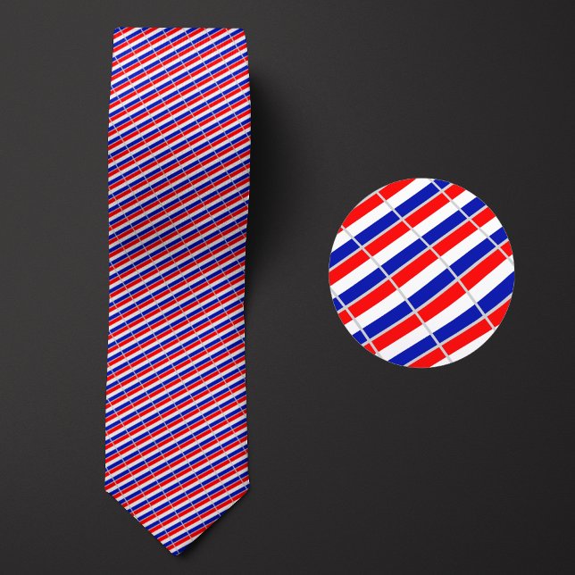 Flag of Croatia Pattern Neck Tie (Creator Uploaded)