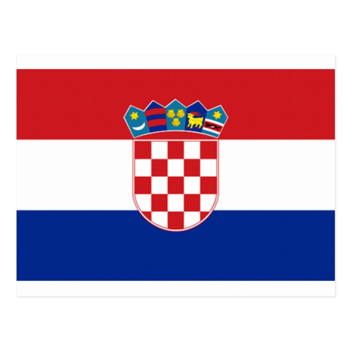 Flag of Croatia Post Cards