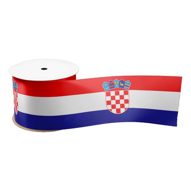Flag of Croatia Satin Ribbon (Spool)