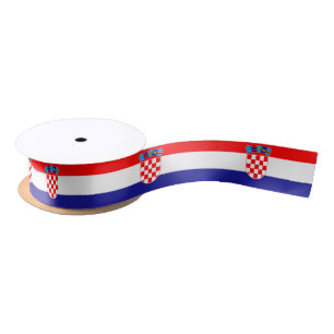 Flag of Croatia Satin Ribbon