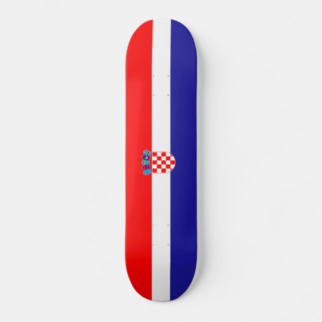Flag of Croatia Skateboard Deck (Front)