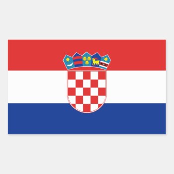 Flag Of Croatia Sticker by StillImages at Zazzle