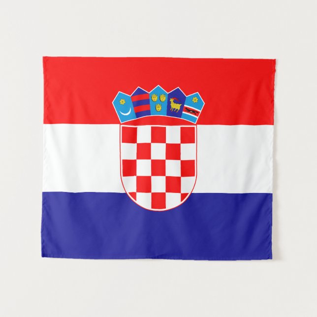 Flag of Croatia Tapestry (Front (Horizontal))