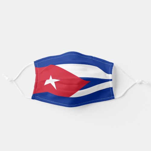 Flag of Cuba Adult Cloth Face Mask