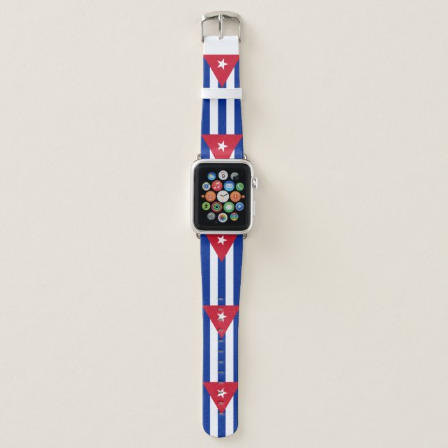 Flag of Cuba Apple Watch Band (Front)