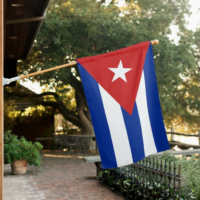  Flag of Cuba - Bandera de Cuba  (In SItu)